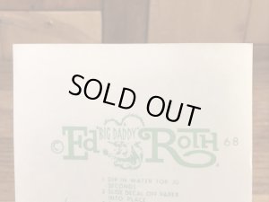 Ed “Big Daddy” RothのI Love My Chevy!の60’sヴィンテージウォータースライドデカール