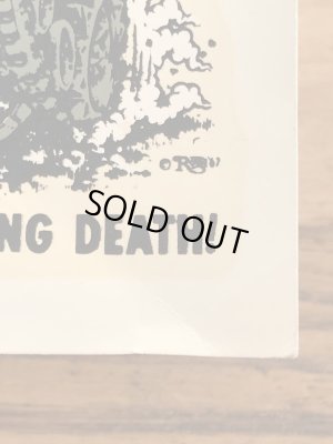 ビッグダディーエドロスのアイアンコフィンの60年代ビンテージ水張りステッカー