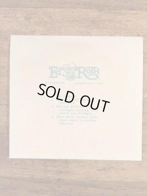 Ed “Big Daddy” RothのDrag Racers Inc!の60’sヴィンテージウォータースライドデカール