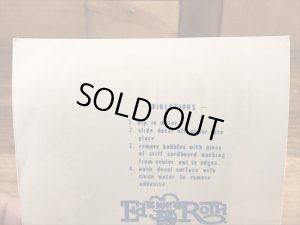 ビッグダディーエドロスのアイアンコフィンの60年代ビンテージ水張りステッカー