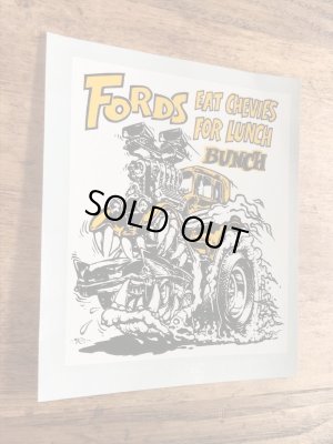 ビッグダディーエドロスのモンスターの60年代ビンテージ水張りステッカー