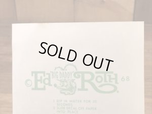 ビッグダディーエドロスのモンスターの60年代ビンテージ水張りステッカー