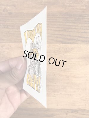 ビッグダディーエドロスのアイラブマイシボレーの60年代ビンテージ水張りステッカー