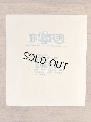 Ed “Big Daddy” RothのMustangs Eat Chevys For Dinner!の60’sヴィンテージウォータースライドデカール