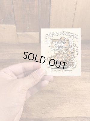 Ed “Big Daddy” RothのArmor In Commandの60’sヴィンテージウォータースライドデカール