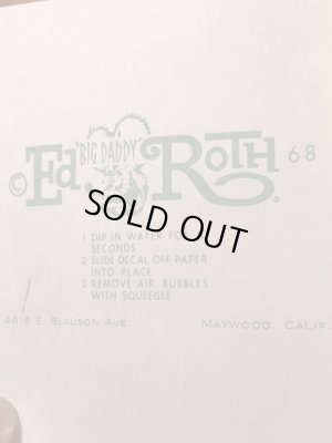 Ed “Big Daddy” RothのI Love My Chevy!の60’sヴィンテージウォータースライドデカール