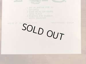 Ed “Big Daddy” RothのFords Eat Chevies For Lunch Bunchの60’sヴィンテージウォータースライドデカール