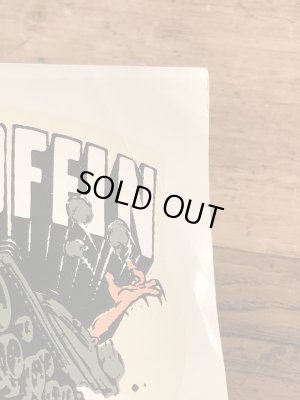 ビッグダディーエドロスのアイアンコフィンの60年代ビンテージ水張りステッカー