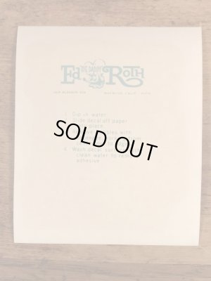 Ed “Big Daddy” RothのFords Hate Chevysの60’sヴィンテージウォータースライドデカール