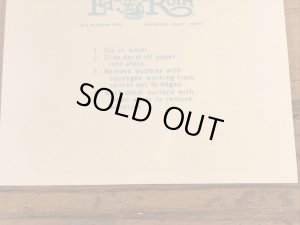 ビッグダディーエドロスのドラッグレーサーズの60年代ビンテージ水張りステッカー