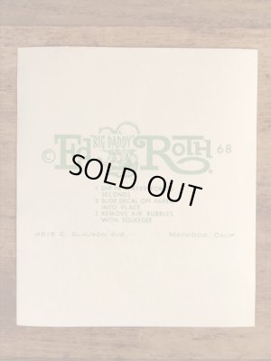 Ed “Big Daddy” RothのFords Eat Chevies For Lunch Bunchの60’sヴィンテージウォータースライドデカール