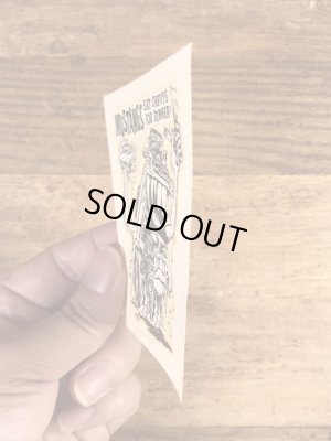 ビッグダディーエドロスのマスタングモンスターの60年代ビンテージ水張りステッカー