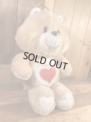 ケアベアのテンダーハートベアの80年代ビンテージ縫いぐるみ