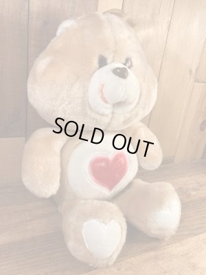 ケアベアのテンダーハートベアの80年代ビンテージ縫いぐるみ