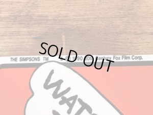 シンプソンズのバートの90’sヴィンテージプラスチックプレート