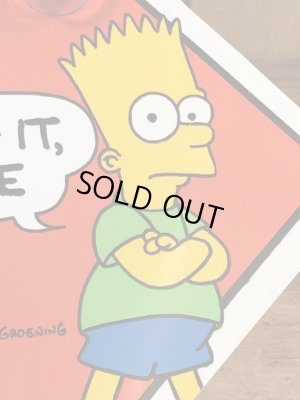 シンプソンズのバートの90年代ビンテージ吸盤プレート