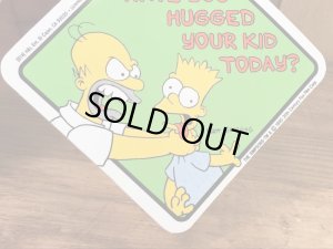 シンプソンズのホーマーとバートの90’sヴィンテージプラスチックプレート