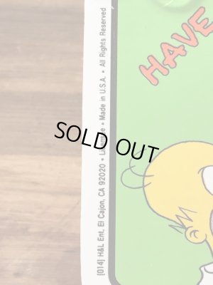 シンプソンズのホーマーとバートの90年代ビンテージ吸盤プレート