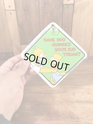 シンプソンズのホーマーとバートの90’sヴィンテージプラスチックプレート