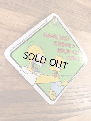 シンプソンズのホーマーとバートの90年代ビンテージ吸盤プレート