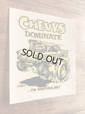 ビッグダディーエドロスのシボレーの60年代ビンテージ水張りステッカー