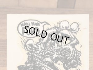 ビッグダディーエドロスのモンスターの60年代ビンテージ水張りステッカー