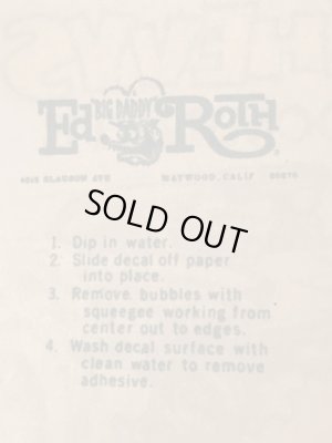 Ed “Big Daddy” RothのChevys Dominateの60’sヴィンテージウォータースライドデカール