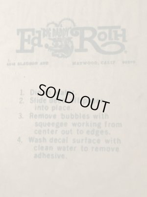 Ed “Big Daddy” RothのThe Marines Have Landedの60’sヴィンテージウォータースライドデカール