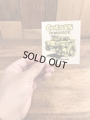 ビッグダディーエドロスのシボレーの60年代ビンテージ水張りステッカー