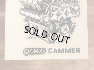 Ed “Big Daddy” RothのFo Mo Co Quad Cammerの60’sヴィンテージウォータースライドデカール