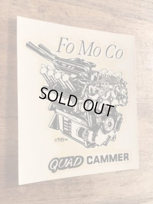 ビッグダディーエドロスのエンジンの60年代ビンテージ水張りステッカー