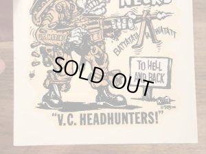 Ed “Big Daddy” RothのFightin' Leather Necksの60’sヴィンテージウォータースライドデカール