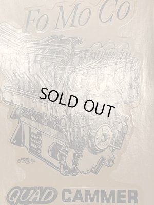 ビッグダディーエドロスのエンジンの60年代ビンテージ水張りステッカー