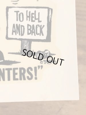 ビッグダディーエドロスのモンスターの60年代ビンテージ水張りステッカー