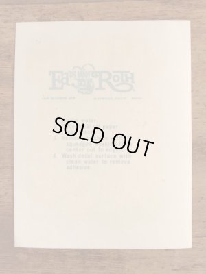 Ed “Big Daddy” RothのThe Marines Have Landedの60’sヴィンテージウォータースライドデカール