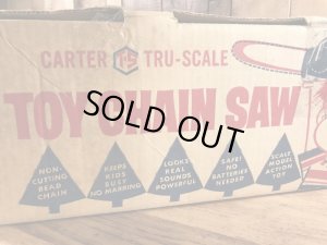 Carter Tru-Scale社製のトイチェーンソウの70’sヴィンテージおもちゃ