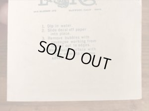 ビッグダディーエドロスのモンスターの60年代ビンテージ水張りステッカー