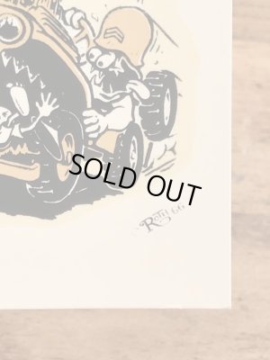 ビッグダディーエドロスのモンスターの60年代ビンテージ水張りステッカー