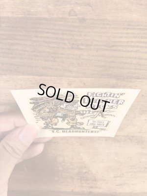 Ed “Big Daddy” RothのFightin' Leather Necksの60’sヴィンテージウォータースライドデカール