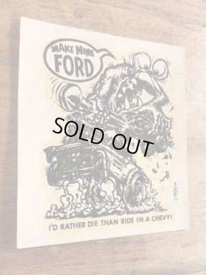 ビッグダディーエドロスのモンスターの60年代ビンテージ水張りステッカー