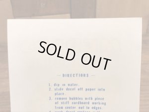 エド“ビッグダディ”ロスのMedics Ruleの60’sヴィンテージウォータースライドデカール