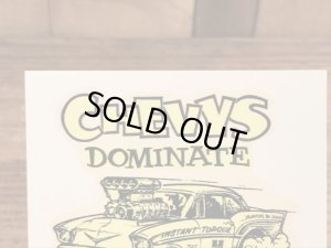 ビッグダディーエドロスのシボレーの60年代ビンテージ水張りステッカー