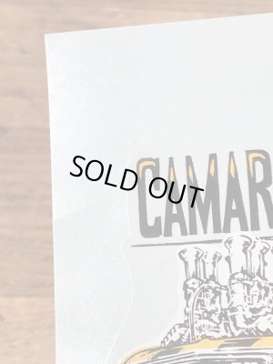 ビッグダディーエドロスのカマロの60年代ビンテージ水張りステッカー