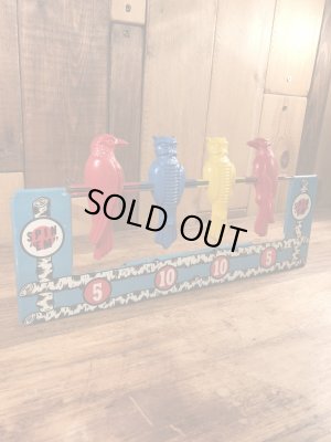 Wyandotte Toys社製の鳥が付いた50〜60年代ビンテージ的当てトイ