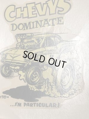 ビッグダディーエドロスのシボレーの60年代ビンテージ水張りステッカー