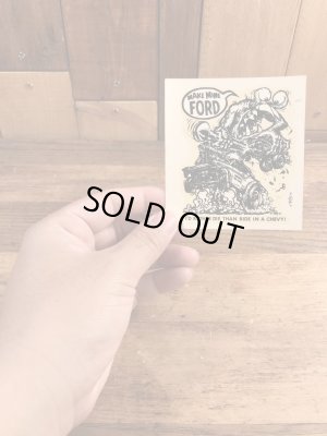 Ed “Big Daddy” RothのMake Mine Fordの60’sヴィンテージウォータースライドデカール