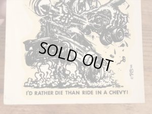 Ed “Big Daddy” RothのMake Mine Fordの60’sヴィンテージウォータースライドデカール