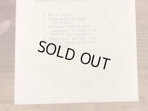 ビッグダディーエドロスのモンスターの60年代ビンテージ水張りステッカー