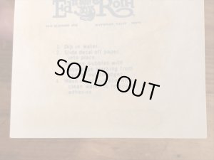 ビッグダディーエドロスのエンジンの60年代ビンテージ水張りステッカー