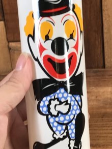 他の写真1: Happy Sad Two Face Clown Glass Tumbler　ピエロ　ビンテージ　グラスタンブラー　2フェイス　70年代